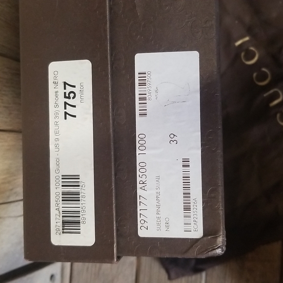 Gucci Pineapple Suede Booties - Picture 8 of 8